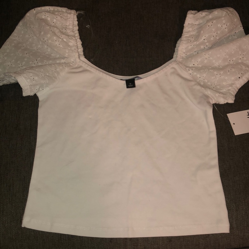 White shirt.